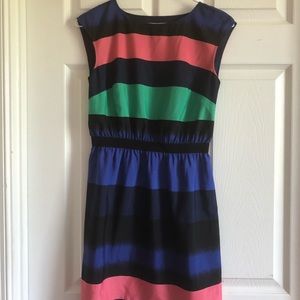 Loft stripped colored dress xxsp